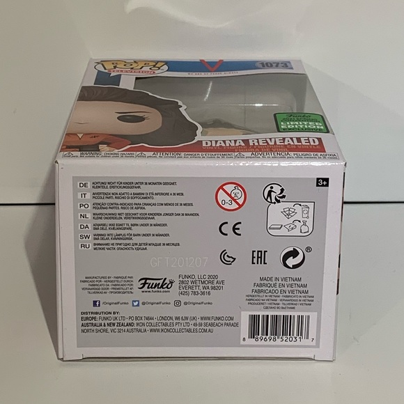 [BRAND NEW] FUNKO POP! V #1073 DIANA REVEALED FUNKO 2021 SPRING CONVENTION - Picture 7 of 7